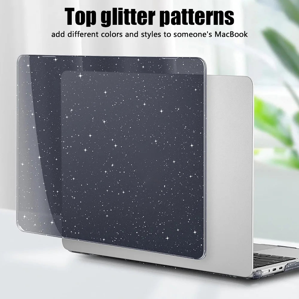 PureGuardCases Glitter Protective Case for MacBook Air & Pro