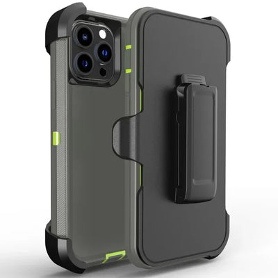 PureGuardCases 3-in-1 Military Armor Belt Clip Case for Samsung Galaxy