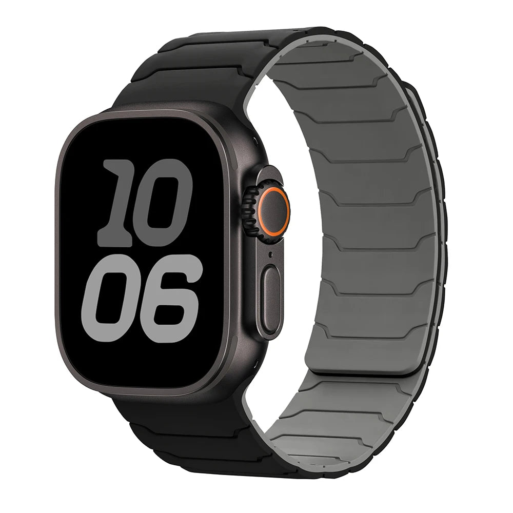 PureGuardCases Magnetic Silicone Band for Apple Watch