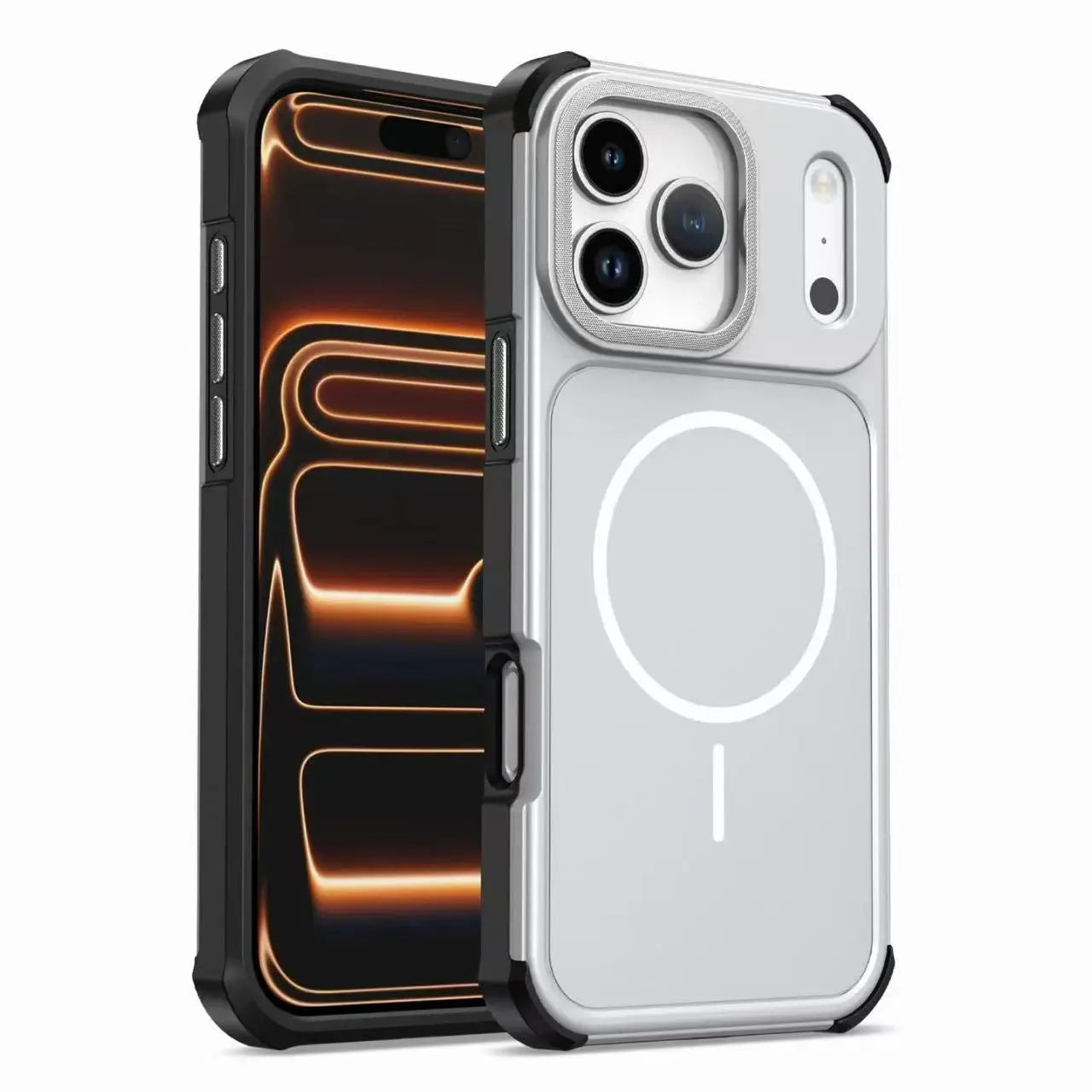 PureGuardCases Heavy Duty Rugged iPhone Case – MagSafe Shockproof Matte Cover
