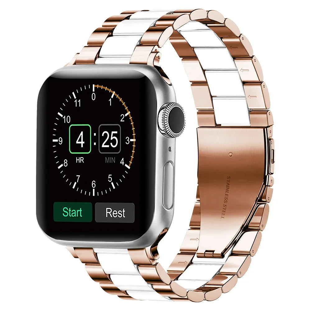 PureGuardCases Luxury Stainless Steel Band for Apple Watch