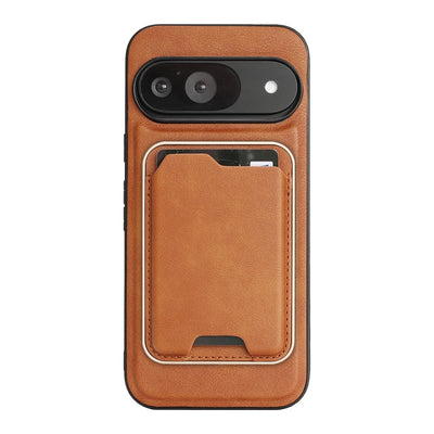 PureGuardCases 2-in-1 Magnetic Leather Wallet Case for Google Pixel