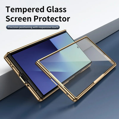 PureGuardCases Luxury Armor Case with Hinge Protection for Samsung Galaxy Z Fold