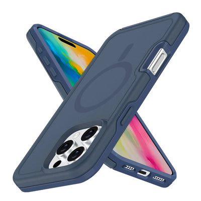 PureGuardCases Dual Layer Armor iPhone Case – MagSafe Shockproof Matte Cover