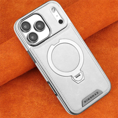 PureGuardCases Rotating Leather Stand iPhone Case – MagSafe Shockproof Cover