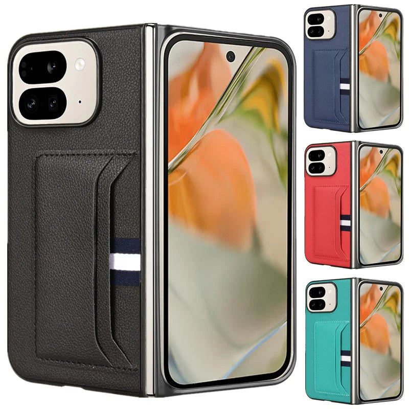 PureGuardCases Leather Card Holder Case for Google Pixel Fold