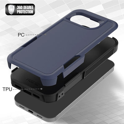 PureGuardCases 2-in-1 Military Armor Matte Case for Google Pixel
