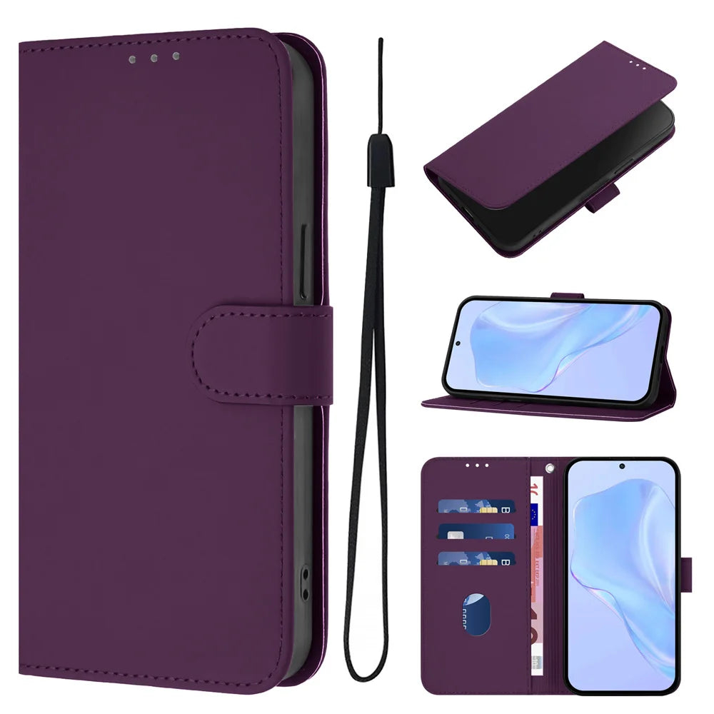 Wristlet Wallet Case Galaxy S23-S26, Violet