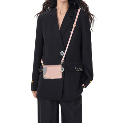 Two-Tone Crossbody Case iPhone Duo, card slots