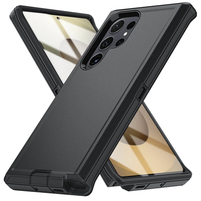 PureGuardCases Military Armor Kickstand Case for Samsung Galaxy