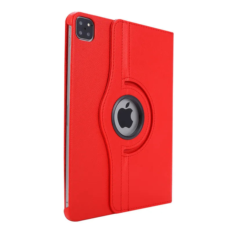 PureGuardCases 360° Rotating Leather Stand Case for iPad