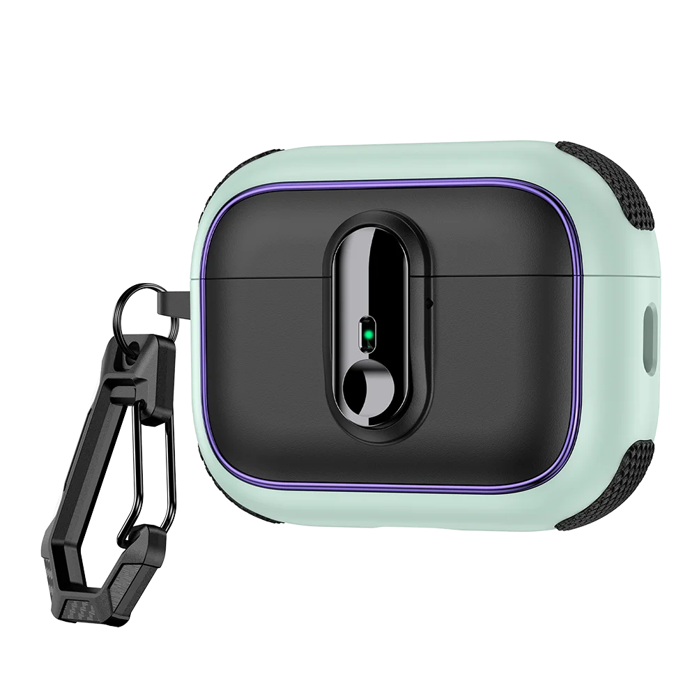 PureGuardCases Armor Lock Shockproof Case for AirPods