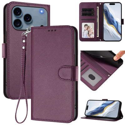 Lanyard Flip Wallet Case iPhone 11-18, slim profile