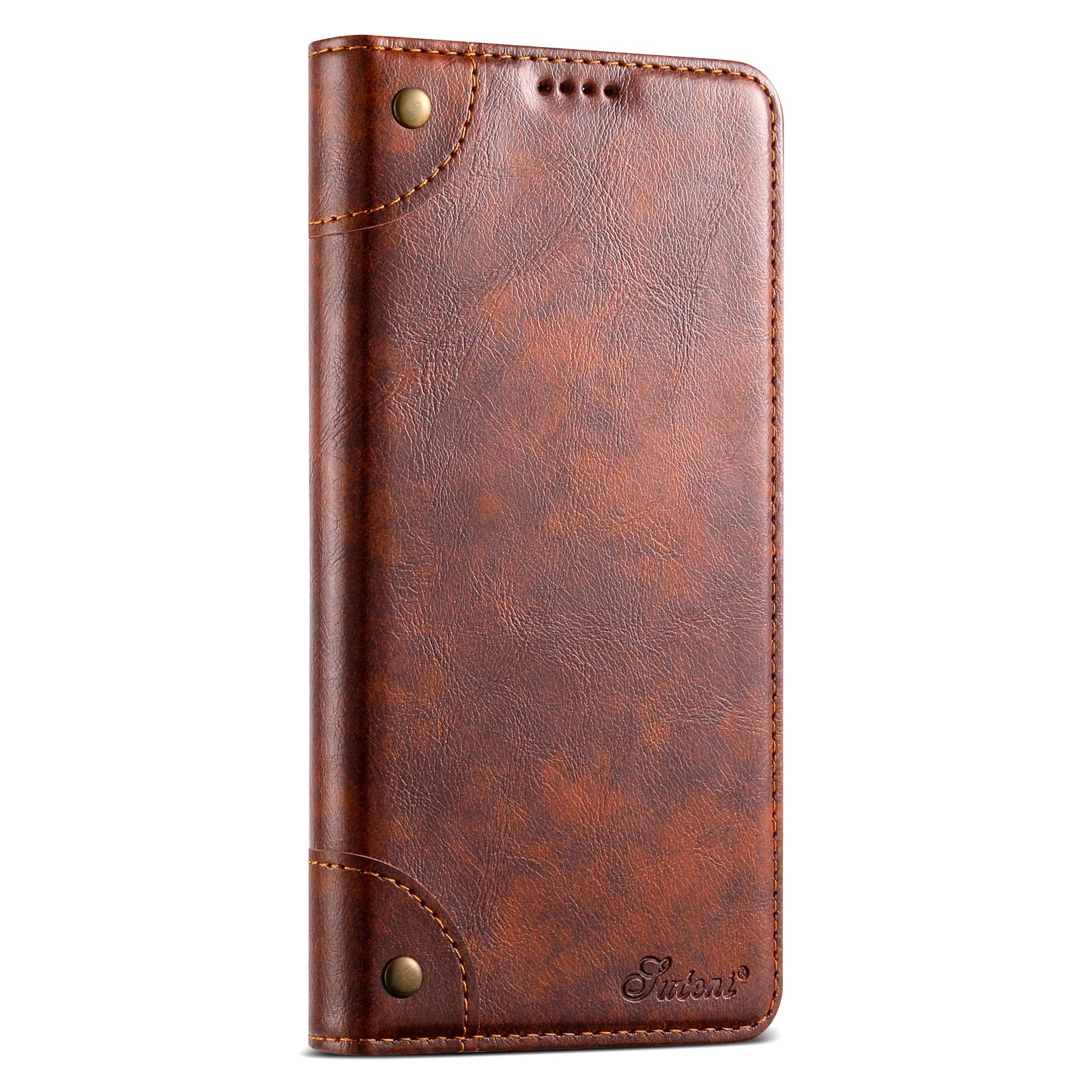 SUTENI Phone Case Faux Leather Card Holder Stand Wallet Magnet Flip Cover For Galaxy S26 Ultra S25 Plus S24 S23 S22 Note20