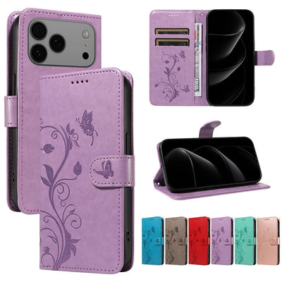 Butterfly Wallet Case iPhone 18 Pro Max, Purple