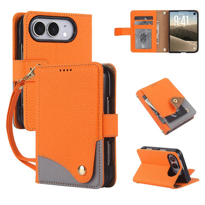 Two-Tone Crossbody Case iPhone Duo, Orange