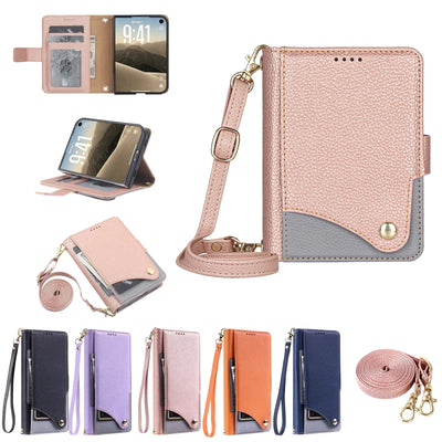Two-Tone Crossbody Case iPhone Duo, bezel view